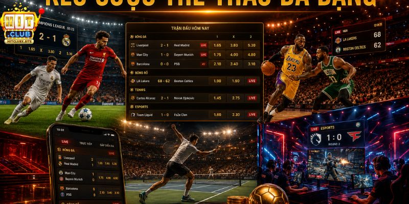 Trang Chủ Thể thao HITCLUB - Kèo cược đa dạng và cập nhật liên tục